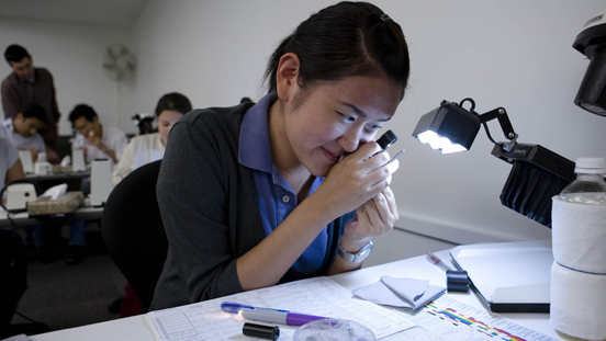 GIA lab classes teach you how to grade with confidence diamonds, gemstones, and pearls. GIA lab classes teach you how to grade with confidence diamonds, gemstones, and pearls.