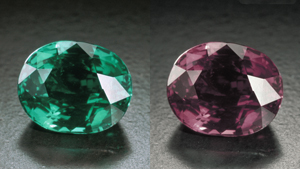 Color change is the most important quality factor for alexandrite Color change is the most important quality factor for alexandrite
