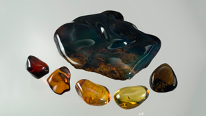 Color can be an important quality factor for amber