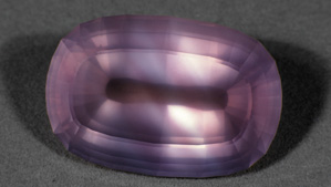 Deep pink shades are very popular for rose quartz, but they’re rare in small sizes. This gem displays noticeable color zoning. Deep pink shades are very popular for rose quartz, but they’re rare in small sizes. This gem displays noticeable color zoning.