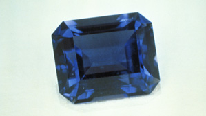 Because it is usually transparent and relatively free of inclusions, iolite is often faceted in the step-cut style. - Mike Havstad Because it is usually transparent and relatively free of inclusions, iolite is often faceted in the step-cut style. - Mike Havstad
