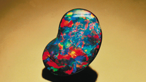Freeform Shape Black Opal