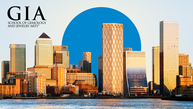 The GIA School of Gemology and Jewelry Arts™ campus in London’s Canary Wharf will open in August 2026.