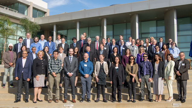 At GIA’s annual research conference (shown here in November 2023) that brings together, either in person or virtually, our global research staff along with outside research consultants and those on our Board of Governors. At GIA’s annual research conference (shown here in November 2023) that brings together, either in person or virtually, our global research staff along with outside research consultants and those on our Board of Governors.