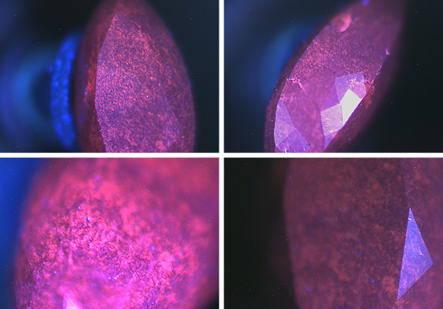 DiamondView images of synthetic NPD DiamondView images of synthetic NPD