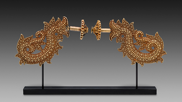 Ear studs (togé) from Indonesia Ear studs (togé) from Indonesia