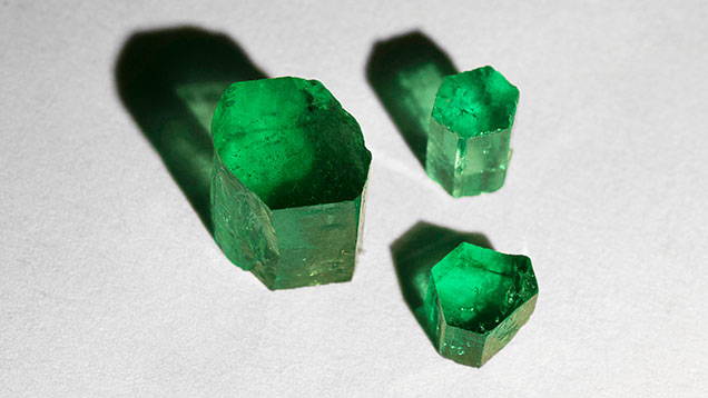 Emerald crystals Emerald crystals