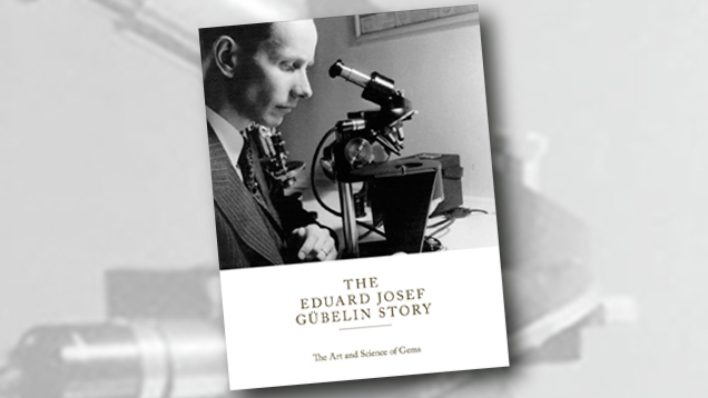 The Eduard Josef Gübelin Story（《爱德华·约瑟夫·古柏林的故事》）书籍封面