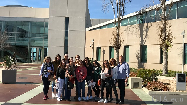 A group of people in front of GIA in Carlsbad. A group of people in front of GIA in Carlsbad.