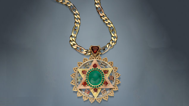 61 Ct. Emerald Stone Necklace 61 Ct. Emerald Stone Necklace