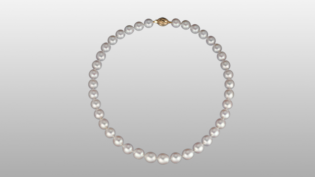Bleached and dyed cultured pearls Bleached and dyed cultured pearls