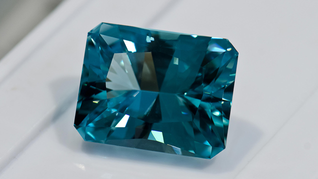 Faceted Aquamarine Faceted Aquamarine