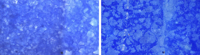 Blue Dumortierite-Quartz Magnified Blue Dumortierite-Quartz Magnified
