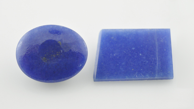 Dumortierite-Quartz Rock Presented as Sapphire Dumortierite-Quartz Rock Presented as Sapphire