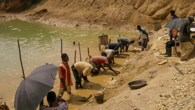 Diamond Digging in Ghana