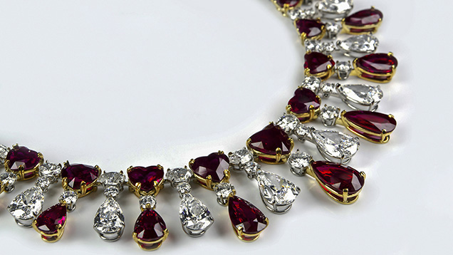 Burmese ruby necklace Burmese ruby necklace