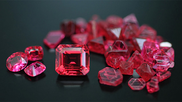 Mogok red spinels Mogok red spinels