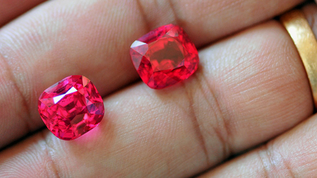 Large clean spinels Large clean spinels