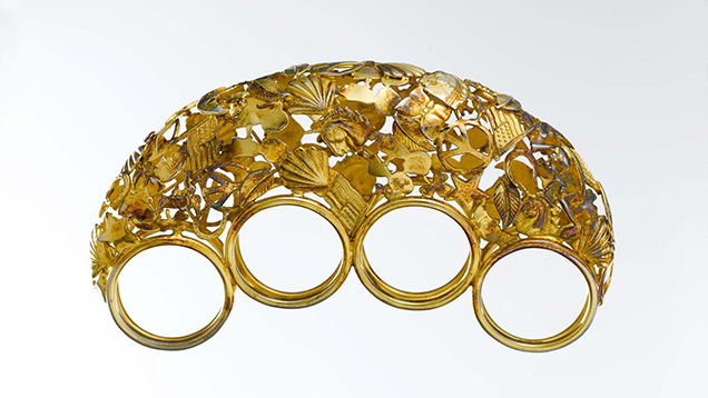 Brass Knuckles by Myra Mimlitsch-Gray Brass Knuckles by Myra Mimlitsch-Gray