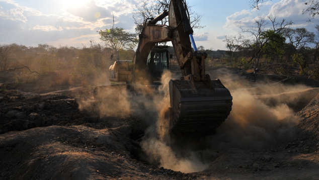 Illegal Mining Pit in Mugloto