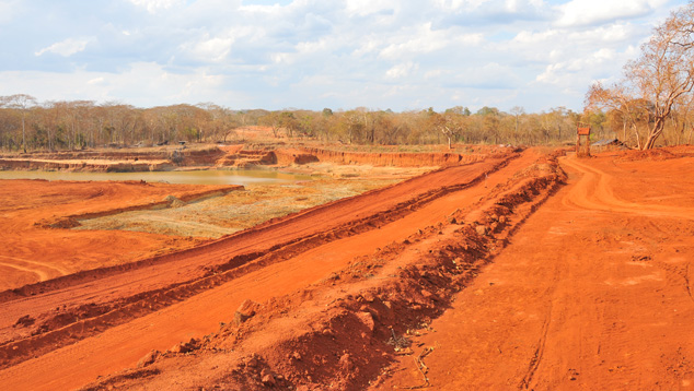 Bulk sampling Pit