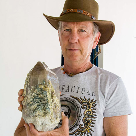 Geologist Brian Cook