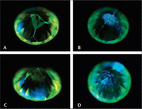 DiamondView fluorescence image
