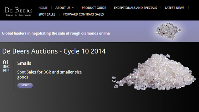 De Beers Diamond Auctions De Beers Diamond Auctions