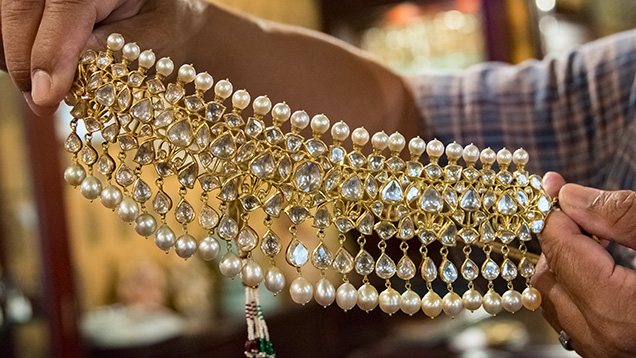 Kundan meena choker front Kundan meena choker front