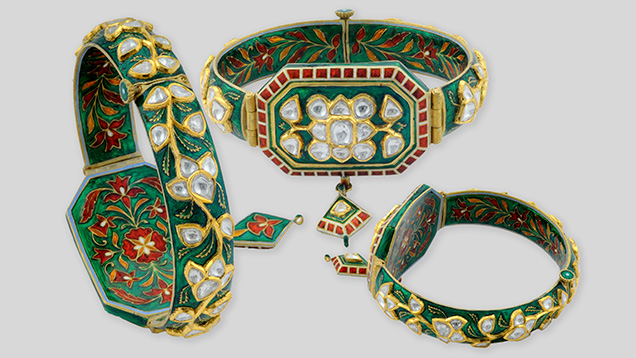 Kundan meena bracelets Kundan meena bracelets