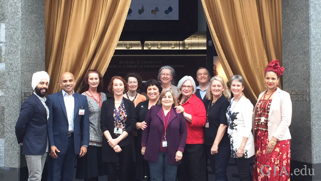 Twelve alumni chapter leaders gathered at GIA’s World Headquarters. Twelve alumni chapter leaders gathered at GIA’s World Headquarters.
