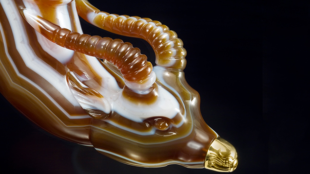 Agate rhyton. Agate rhyton.