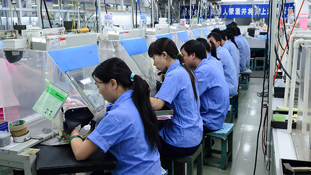 Factory workers Factory workers