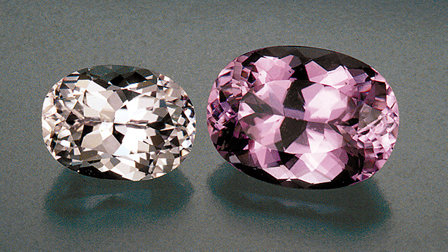 Color Range - Cut Kunzite Color Range - Cut Kunzite