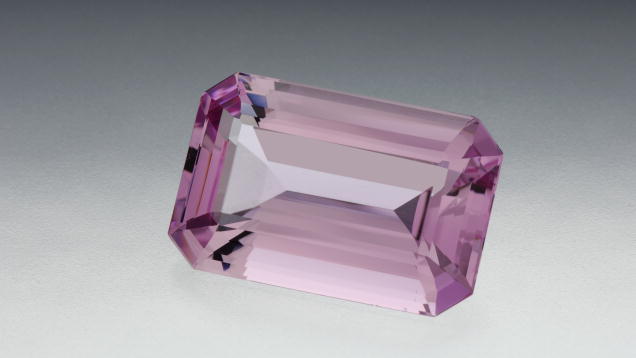 Morganite. At 68.38 cts., this morganite is large enough to display an attractive pinkish purple color. - Robert Weldon