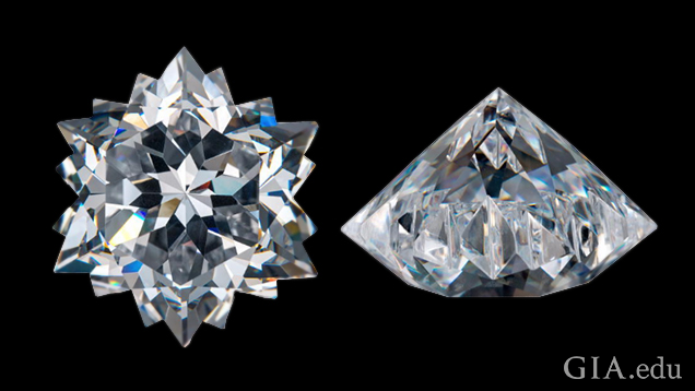 Star-shaped Cubic Zirconia Star-shaped Cubic Zirconia
