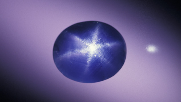 Tiny inclusions create magnificent reflections of light known as the star effect. - © GIA & Tino Hammid, courtesy Benjamin Zucker Tiny inclusions create magnificent reflections of light known as the star effect. - © GIA & Tino Hammid, courtesy Benjamin Zucker