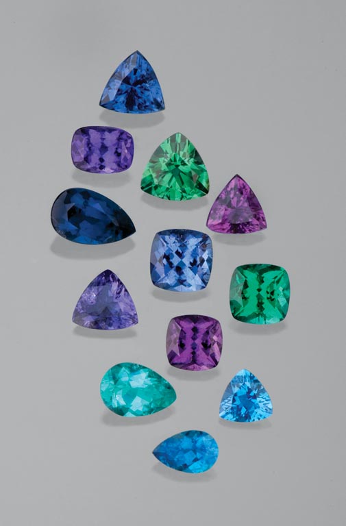 Variety of Tourmaline Shapes Variety of Tourmaline Shapes