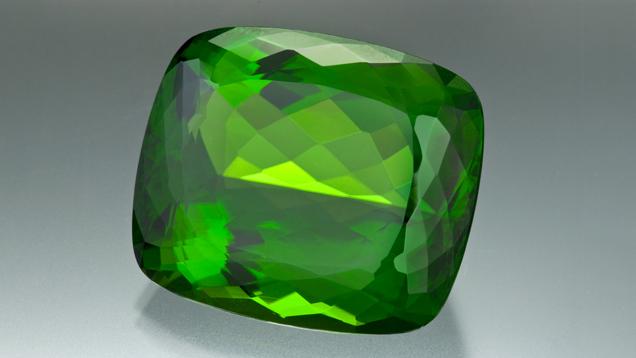 130.60-ct Cushion-Shaped Peridot 130.60-ct Cushion-Shaped Peridot