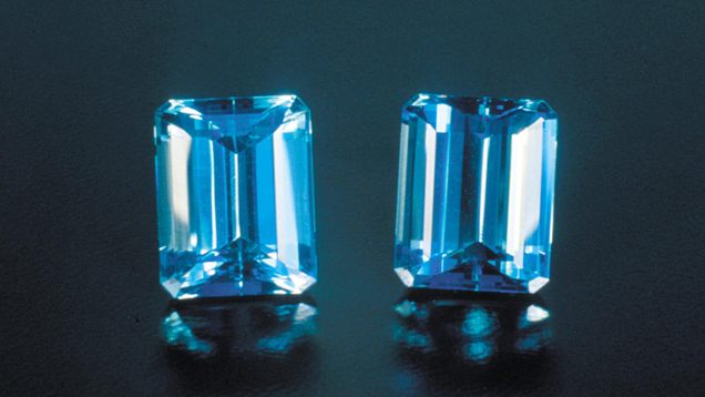 Emerald Cut Aquamarine. Aquamarine is a great medium for artistic designer cuts like this 10.37-carat beauty. - Lydia Dyer, gem courtesy John Dyer & Co.