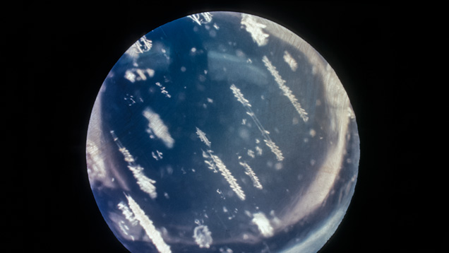 Centipedes in a Moonstone. The most-typical moonstone inclusions are stress cracks that gemologists call centipedes.