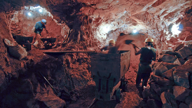 Mining at Anahi Mine