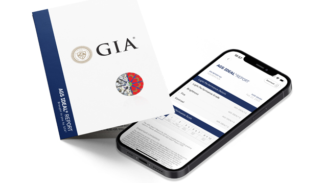 GIA is now offering printed AGS Ideal® Reports.