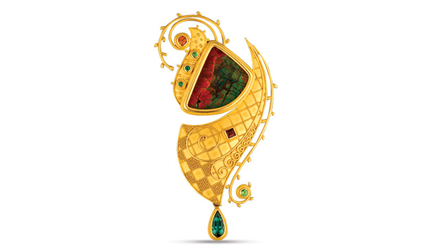Ammolite Brooch Ammolite Brooch