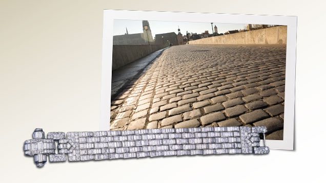 カルティエのCobblestone Road (石畳の道)モデルのブレスレット カルティエのCobblestone Road (石畳の道)モデルのブレスレット