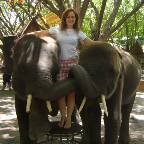 Castoro, in 2009 in Bangkok, has traveled around the world with her career. Photo courtesy of Loretta Castoro Castoro, in 2009 in Bangkok, has traveled around the world with her career. Photo courtesy of Loretta Castoro