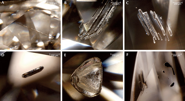 Inclusions observed in HPHT synthetic diamonds Inclusions observed in HPHT synthetic diamonds