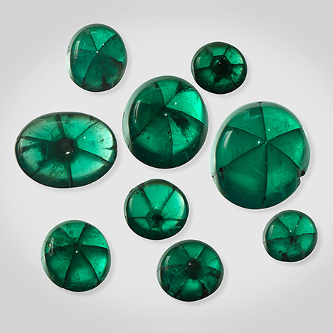 F15-Giuliani-Figure-29_190825-468x468.jpg. Nine trapiche emerald samples from Peñas Blancas