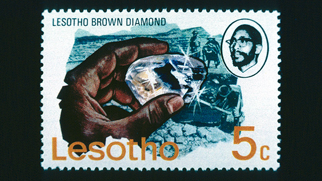 F15-Shor-fig9-VRL-178265-636x358.jpg. Postage stamp of Lesotho Brown diamond