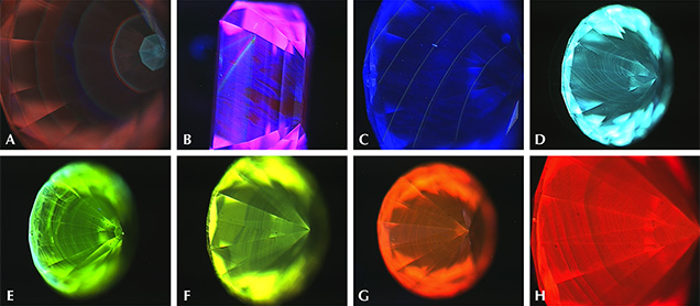 DiamondView images of CVD synthetics DiamondView images of CVD synthetics